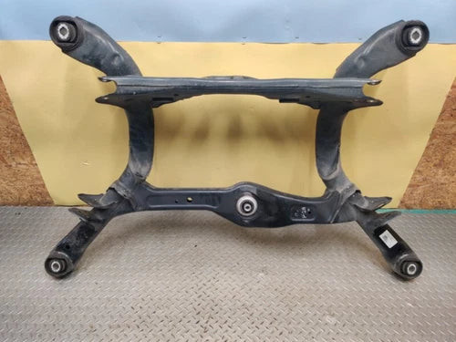 13 14 15 16 Audi A4 Rear suspension crossmember subframe OEM 8K0505235AP used OEM rear subframe and crossmember