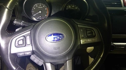 2015-2017 Subaru Legacy Driver Steering Wheel Used OEM Airbag