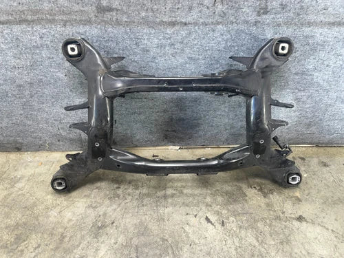 BMW 2018-2025 G01 G02 REAR AXLE SUBFRAME CROSSMEMBER CRADLE CARRIER OEM 74K used OEM rear subframe and crossmember