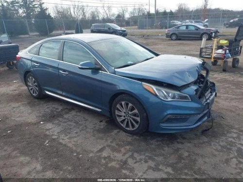 2015 Hyundai Sonata VIN 2 5th Digit Driver Roof Curtain Used OEM Airbag - product image 1