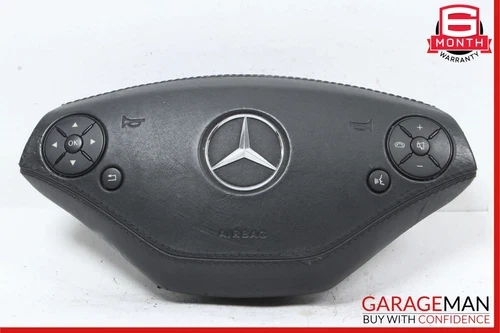 2010-2014 Mercedes-Benz W221 S550 CL550 Black Driver Steering Wheel Used OEM Airbag - product image 1