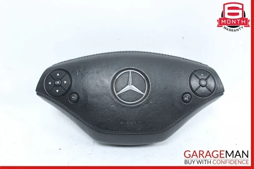 2010-2014 Mercedes-Benz W221 S550 S600 CL550 Black Driver Steering Wheel Used OEM Airbag - product image 1