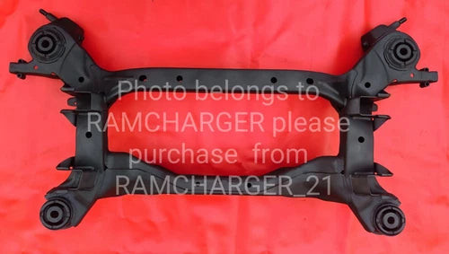 2011 2013 Kia Sorento 2010 2012 Hyundai Santa Fe Rear FWD Subframe Crossmember used OEM rear subframe and crossmember