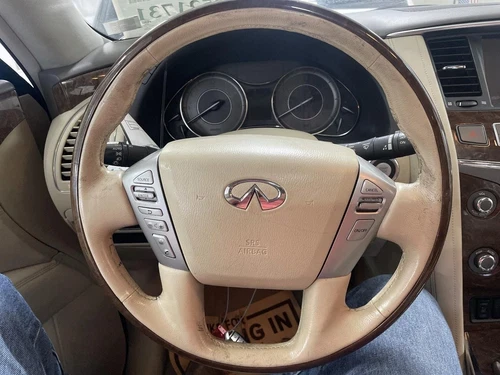 2015 Infiniti QX80 Driver Steering Wheel Used OEM Airbag