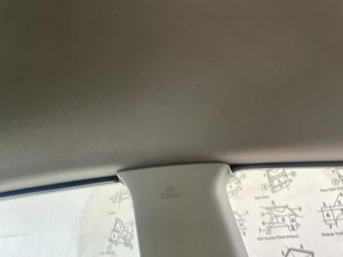 2014 Nissan Rogue Driver Roof Curtain Used OEM Airbag