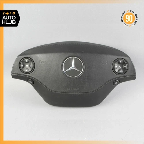 2007-2010 Mercedes-Benz W221 S550 CL550 S400 Black Driver Steering Wheel Used OEM Airbag