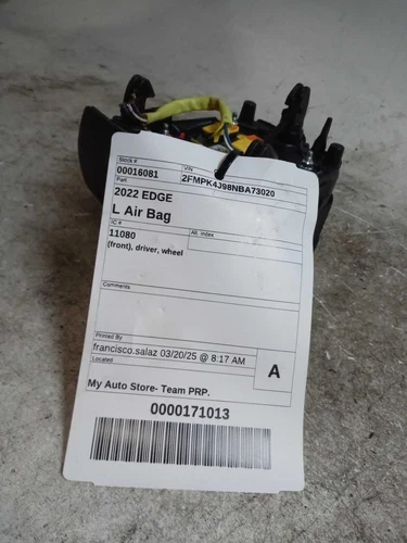2022 Ford Edge Driver Steering Wheel Used OEM Airbag