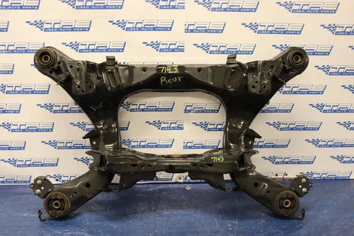 2017 INFINITI Q60 COUPE BASE 2.0L OEM REAR CROSSMEMBER SUBFRAME #7143 used OEM rear subframe and crossmember
