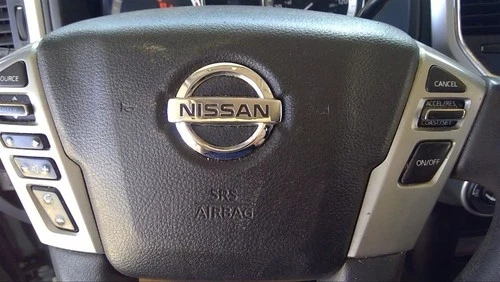 2016-2018 Nissan Titan XD Driver Steering Wheel Thru 04/30/18 Used OEM Airbag