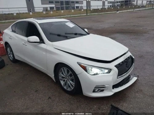 2014-2015 Infiniti Q50 Driver Steering Wheel Used OEM Airbag