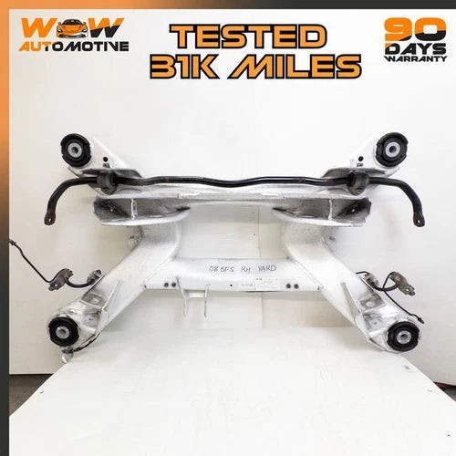 06-13 BENTLEY CONTINENTAL FLYING SPUR REAR SUBFRAME CROSS MEMBER MOUNTING OEM used OEM rear subframe and crossmember