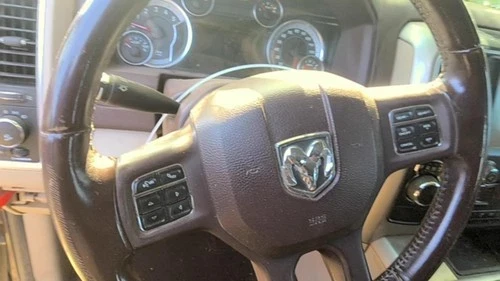 2015 Dodge 1500 Pickup Driver Steering Wheel Classic Style 5 Lug Used OEM Airbag