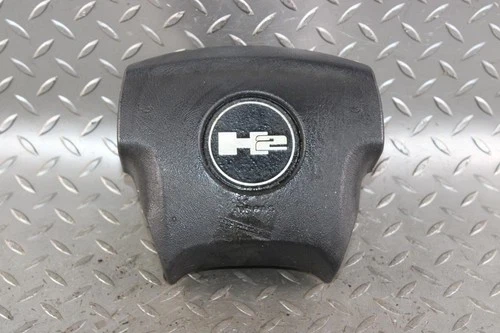 2003-2007 Hummer H2 Driver Steering Wheel Black Used OEM Airbag