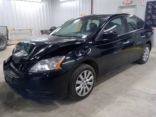 2014 Nissan Sentra Passenger Roof Curtain Used OEM Airbag