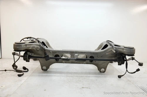 2011 PORSHE PANAMERA Rear Subframe Cradle Crossmember OEM used OEM rear subframe and crossmember