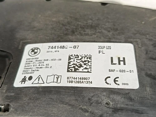 2019-2025 BMW 330i Driver Seat Used OEM Airbag