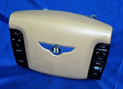 2003-2012 Bentley Flying Spur Gt Gtc Driver Steering Wheel Used OEM Airbag