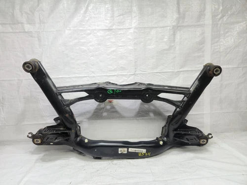 2017-2019 Volkswagen Golf SportWagen Rear Subframe Crossmember OEM 5QN505235A used OEM rear subframe and crossmember