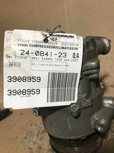 2020-2025 GMC Sierra 1500 3.0L Used OEM AC Compressor