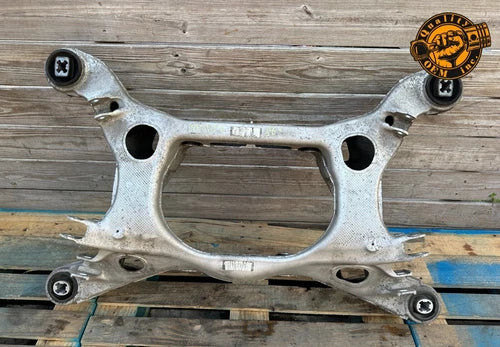 2017-2023 PORSCHE PANAMERA - REAR SUSPENSION CRADLE SUBFRAME CROSSMEMBER OEM 79k used OEM rear subframe and crossmember