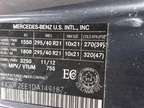 2013 Mercedes-Benz Gl-class Used OEM AC Compressor