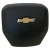2020-2026 Chevrolet Silverado 1500 Driver Steering Wheel Black Used OEM Airbag