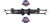 1988-1992 Toyota Corolla E90 Rear Suspension Crossmember Subframe (w/ arms) OEM used OEM rear subframe and crossmember