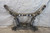 2010 NISSAN GT-R R35 GTR 3.8L VR38 OEM REAR SUBFRAME CROSSMEMBER ASSY #1562 used OEM rear subframe and crossmember