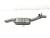 2016-2020 Cadillac CT6 2.0L Center Used OEM Exhaust Muffler