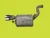 2013 Jaguar XF DX2M5232AB Left/Driver Rear Used OEM Exhaust Muffler