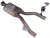 2012 Mercedes-Benz Center Used OEM Exhaust Muffler