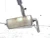 2010-2013 Nissan Rogue 20100JM11C Used OEM Exhaust Muffler
