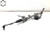 2019-2021 GENESIS G70 RWD POWER STEERING GEAR RACK AND PINION OEM used OEM rack and pinion assembly