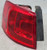 2014 Volkswagen Jetta Drivers LH Side Quarter Panel Mounted Tail Lamp OEM used OEM tail light assembly
