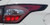 2017-2018 Ford Escape RH Passenger Quarter Panel Mounted Tail Light Lamp OEM used OEM tail light assembly