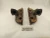2003-2006 Porsche Cayenne 4.5L Pair Header V8 Used Exhaust Manifold