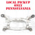 2003-2005 BMW 745Li REAR AXLE CARRIER SUBFRAME CROSSMEMBER SUSPENSION KFRAME OEM