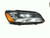 2014 Volkswagen Passat Halogen Left Used OEM Left Headlight Assembly used OEM headlight assembly