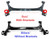 Rear Axle Beam Crossmember Subframe 02-07 Toyota Corolla Matrix ZZE130 OEM used OEM rear subframe and crossmember