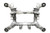 10-19 BMW F10 550i 640i Rear Sub Frame Subframe Crossmember 33316799103 OEM used OEM rear subframe and crossmember