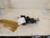2017-2020 Ford Fusion Front Left Driver Seat Belt Retractor Grey Tan Black OEM used OEM seat belt assembly