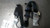 2004-2008 Ford F-150 Crew Cab Front LH Driver Seat Belt Retractor Assembly Black used OEM seat belt assembly
