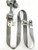 2012 2013 2014 Toyota Camry Front Left Driver Seat Belt Retractor Assembly Grey used OEM seat belt assembly