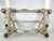 2012-2020 Tesla Model S X Rear Lower Axle Used OEM Subframe Bracket or Support 953730 used OEM subframe bracket and support