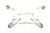 07-11 Bentley Continental Rear Suspension Subframe Crossmember Cross Member Oem used OEM rear subframe and crossmember
