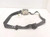 2007-2010 Jeep Wrangler Front Left Driver Seat Belt OEM Retractor 2-DR BLACK used OEM seat belt assembly