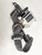 2015-2016 Chevy Subarban 1500 Front Driver Seat Belt Retractor Assembly Black used OEM seat belt assembly