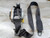 2002-2006 Honda CRV Front right Passenger Seat Belt Retractor Assembly OEM Black used OEM seat belt assembly