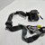 2016-2020 Honda Pilot Left Driver Seat Belt Retractor Assy Black Oem used OEM seat belt assembly