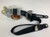 2012-2014 Toyota Camry Left Driver Seat Belt Retractor Assembly Black OEM used OEM seat belt assembly
